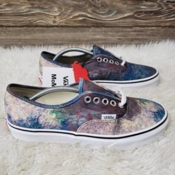 New Vans Authentic Moma Womens Sneakers Size 6.5 DEADSTOCK Artsy Watercolor Boho - Picture 3 of 8